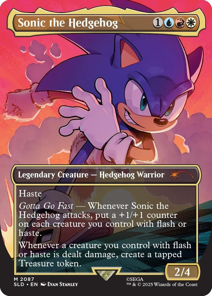 Image for Sonic the Hedgehog (2087) [Secret Lair Drop Series] - Magic: The Gathering