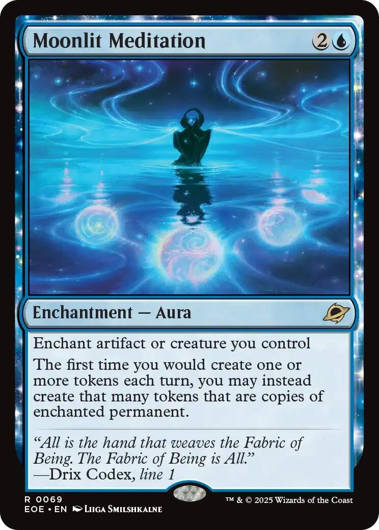 Image for Moonlit Meditation (69) [Edge of Eternities] - Magic: The Gathering