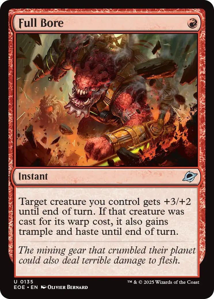 Image for Full Bore (135) [Edge of Eternities] - Magic: The Gathering