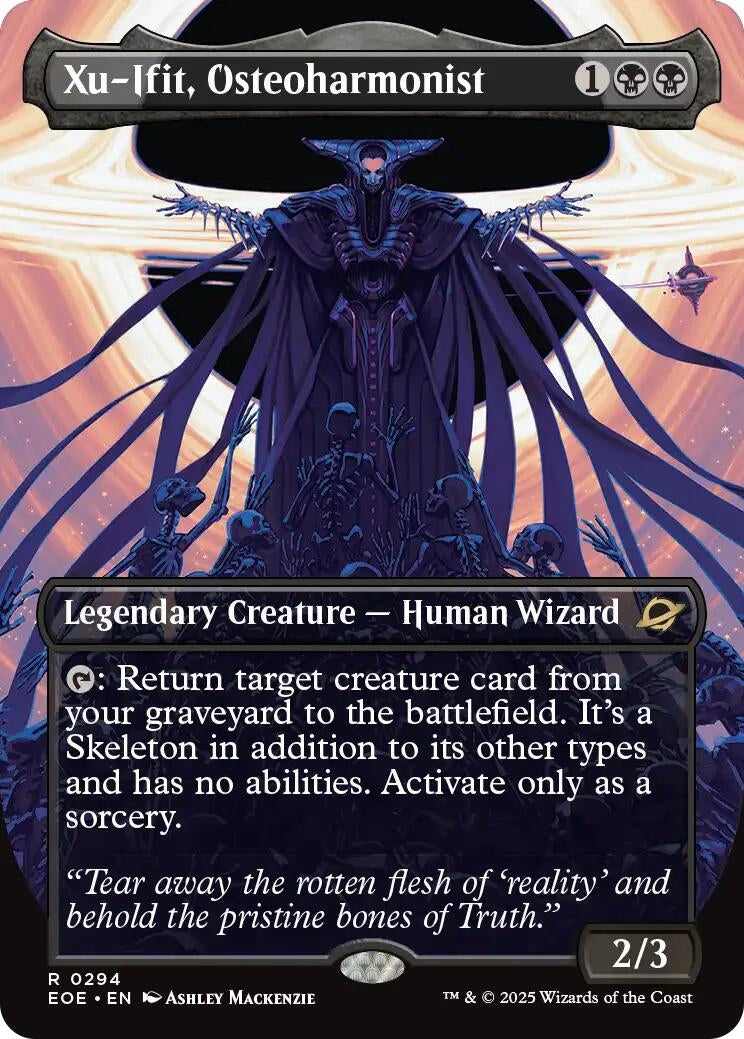 Image for Xu-Ifit, Osteoharmonist (Borderless) (294) [Edge of Eternities] - Magic: The Gathering