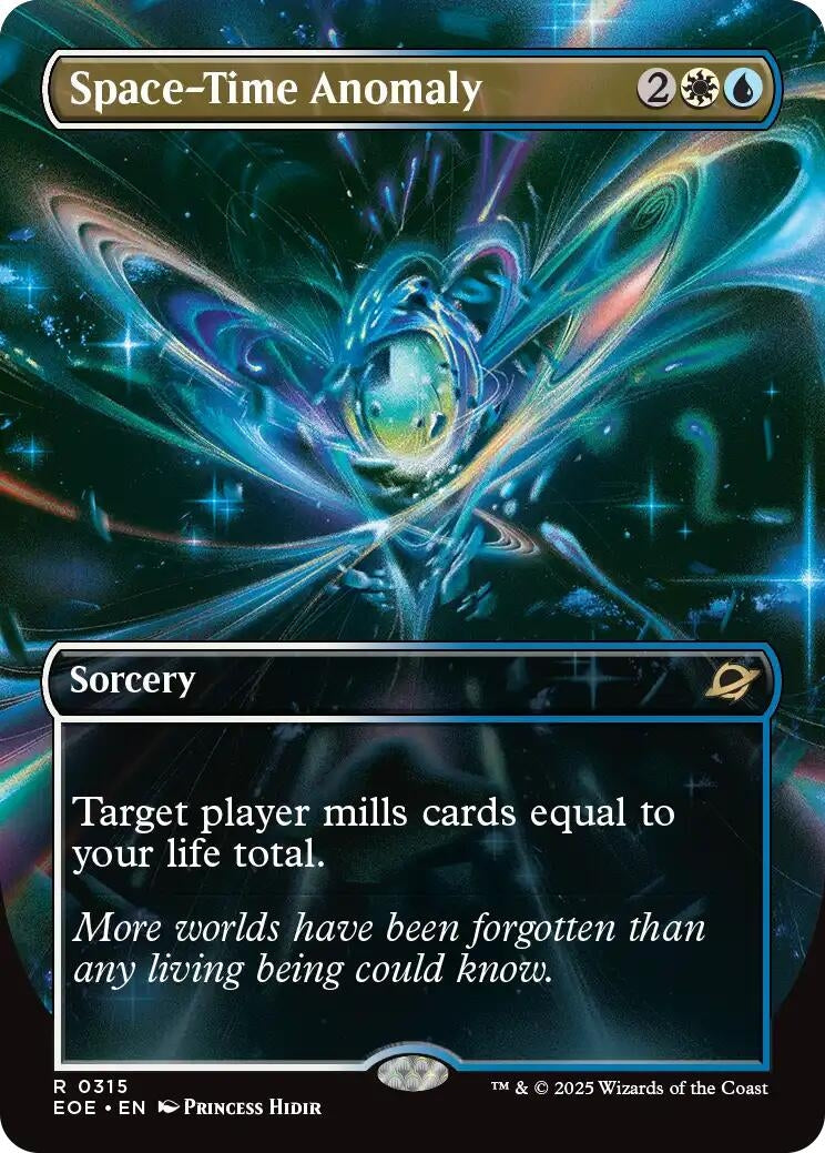 Image for Space-Time Anomaly (Borderless) (315) [Edge of Eternities] - Magic: The Gathering