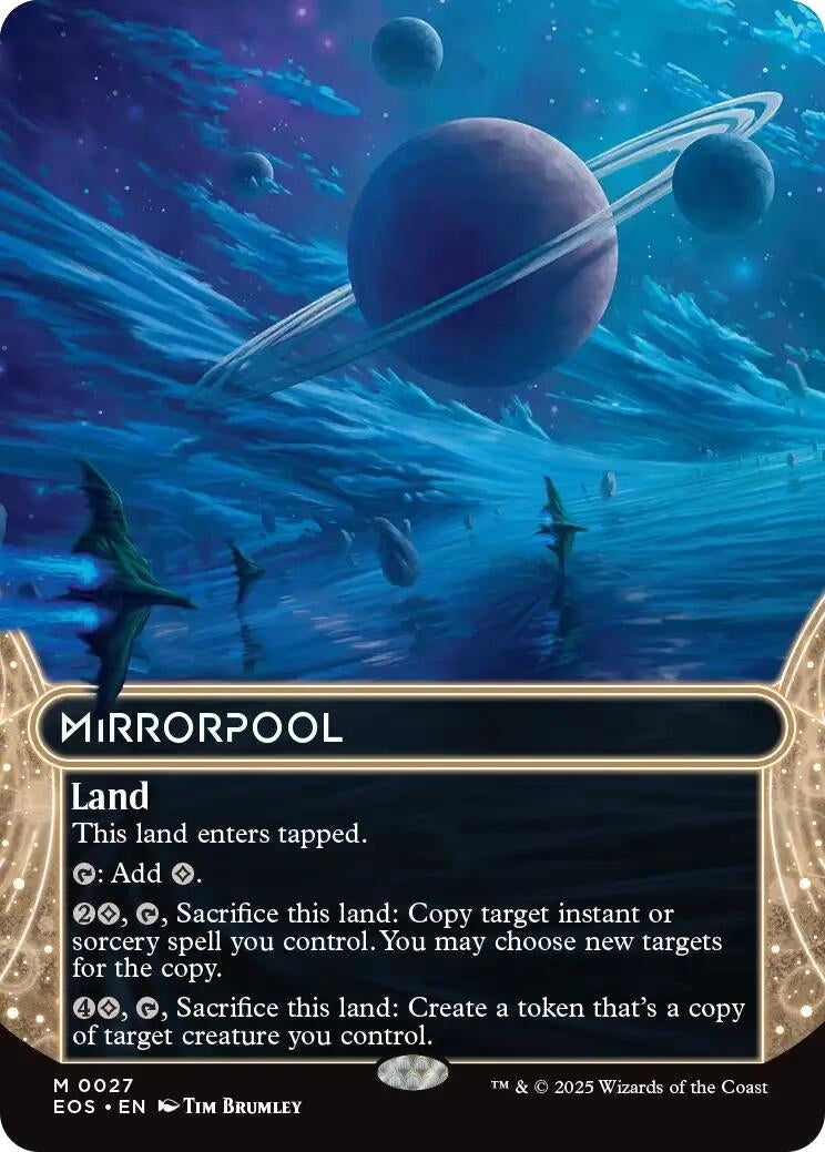 Image for Mirrorpool (0027) (Borderless) (27) [Edge of Eternities: Stellar Sights] - Magic: The Gathering