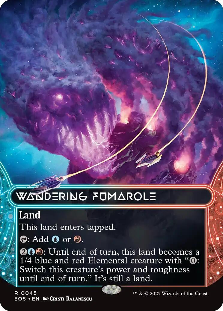 Wandering Fumarole (0045) (Borderless) (45) [Edge of Eternities: Stellar Sights]