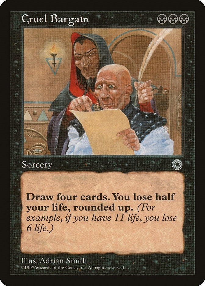 Image for Cruel Bargain [Portal] - Magic: The Gathering
