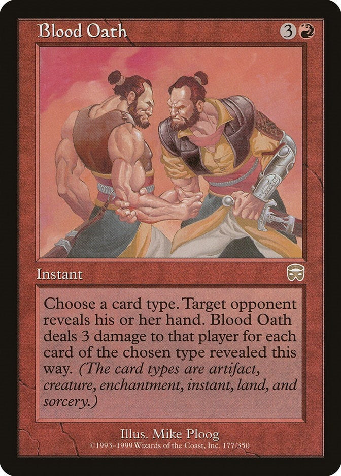 Image for Blood Oath (177) [Mercadian Masques] - Magic: The Gathering