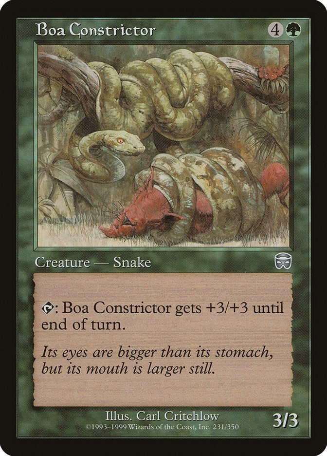 Image for Boa Constrictor (231) [Mercadian Masques] - Magic: The Gathering