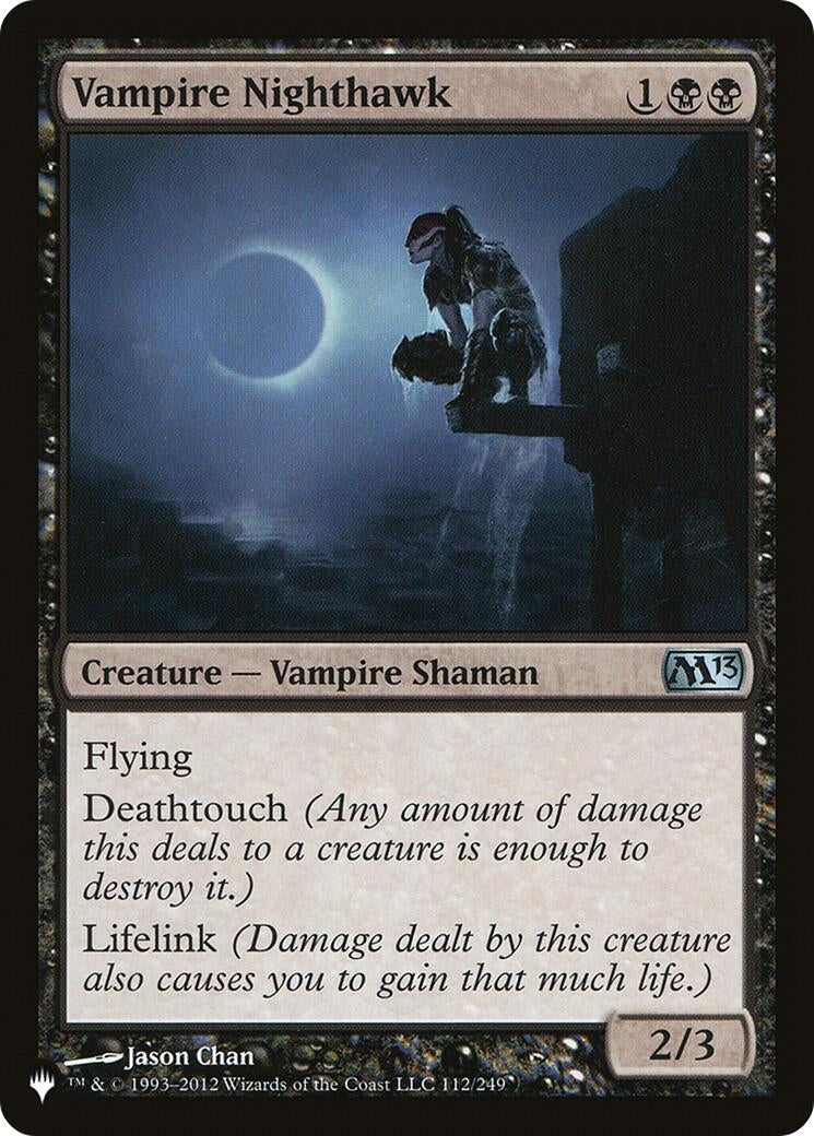 Image for Vampire Nighthawk (112) [The List Reprints] - Magic: The Gathering