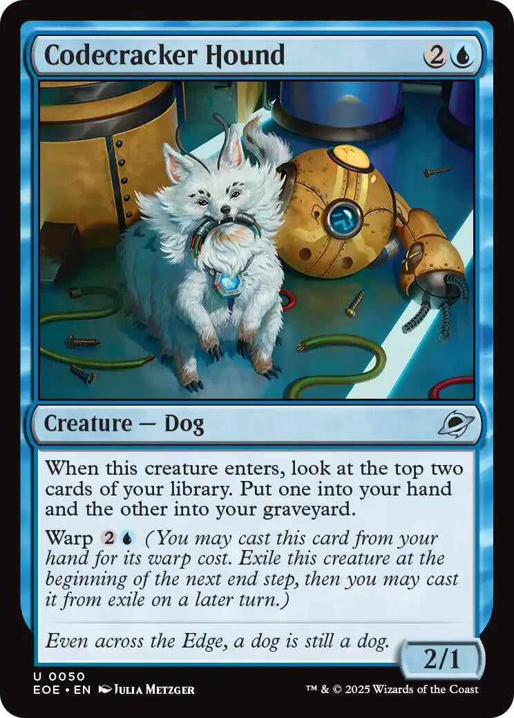 Image for Codecracker Hound (50) [Edge of Eternities] - Magic: The Gathering