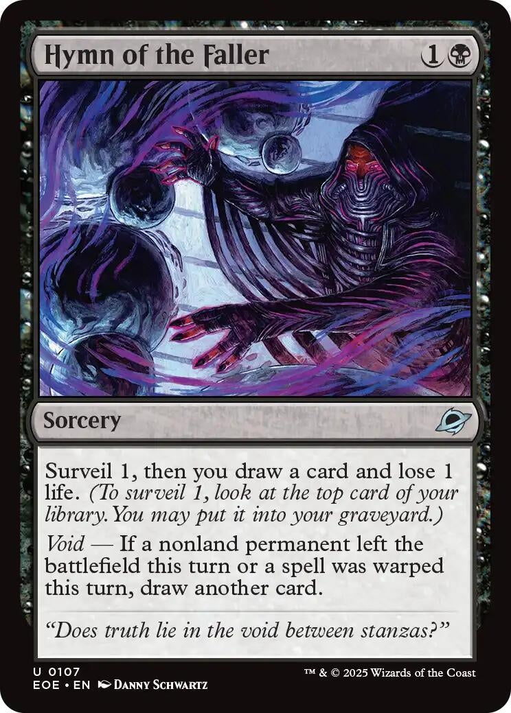 Image for Hymn of the Faller (107) [Edge of Eternities] - Magic: The Gathering
