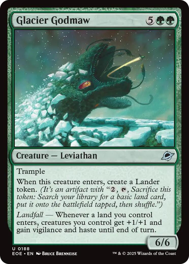 Image for Glacier Godmaw (188) [Edge of Eternities] - Magic: The Gathering
