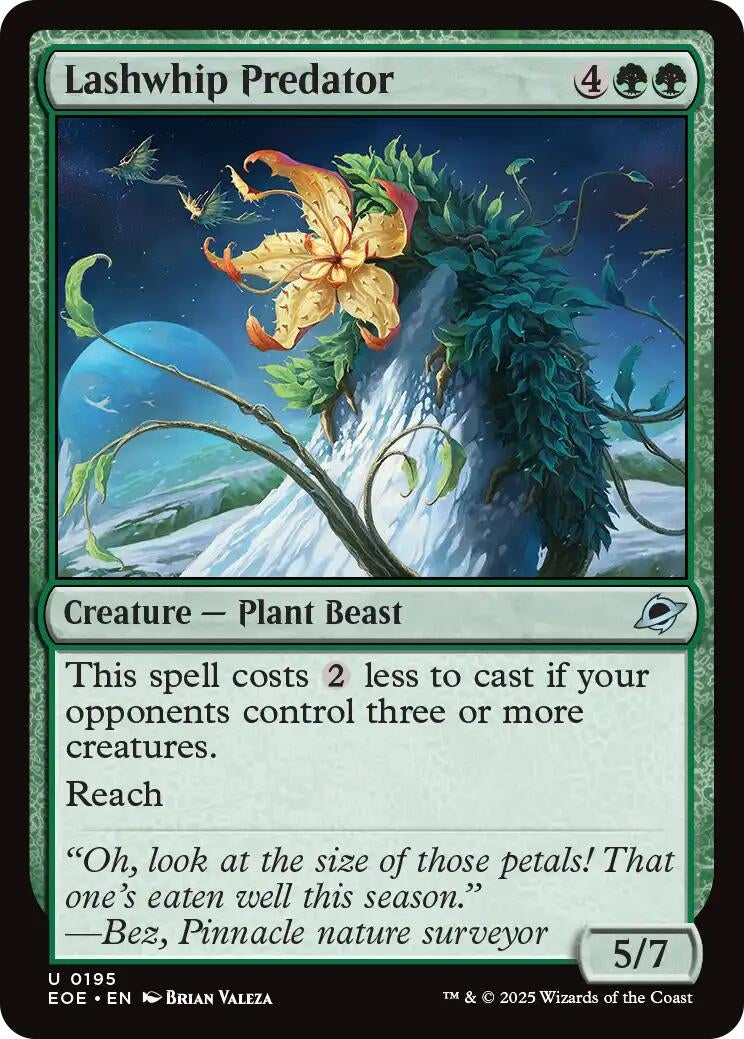 Image for Lashwhip Predator (195) [Edge of Eternities] - Magic: The Gathering