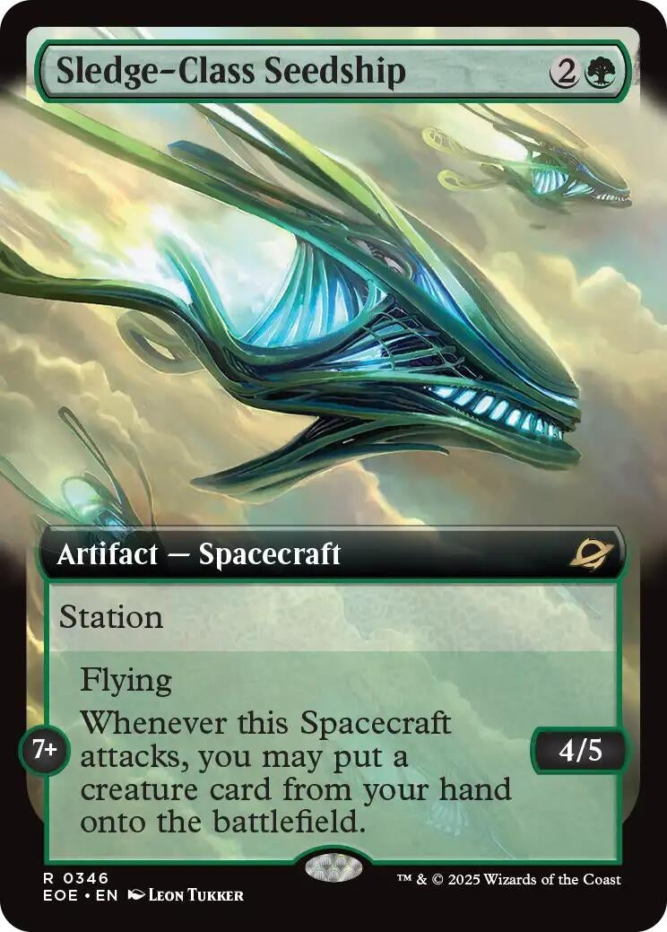 Image for Sledge-Class Seedship (Extended Art) (346) [Edge of Eternities] - Magic: The Gathering