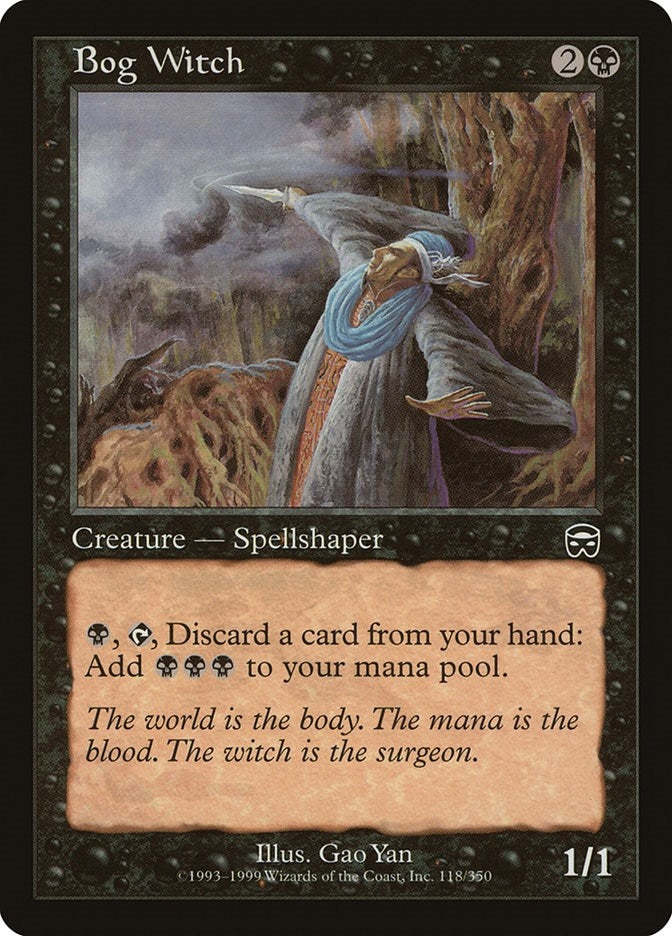 Image for Bog Witch (118) [Mercadian Masques] - Magic: The Gathering