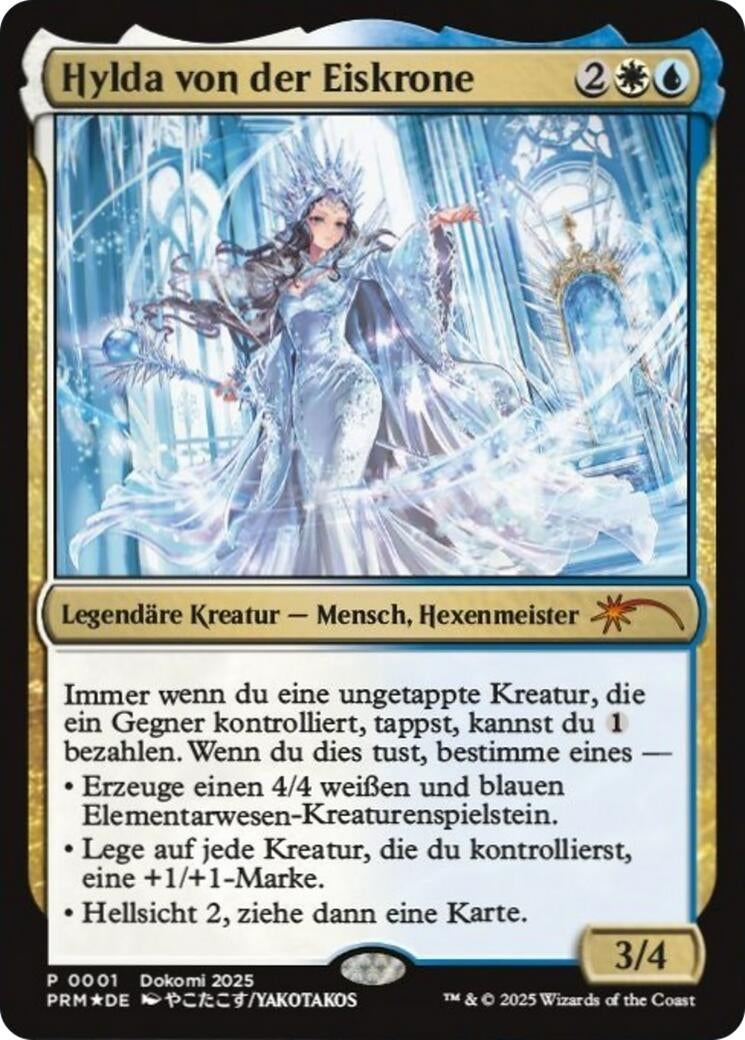 Image for Hylda of the Icy Crown (German) (1) [Unique and Miscellaneous Promos] - Magic: The Gathering