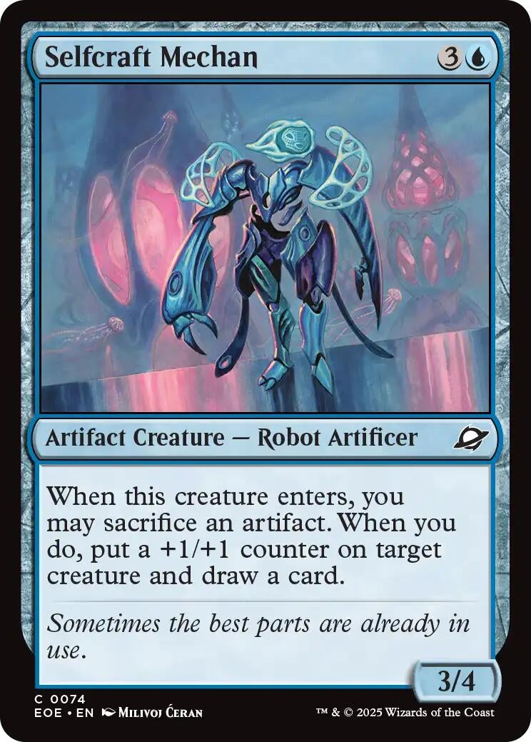 Image for Selfcraft Mechan (74) [Edge of Eternities] - Magic: The Gathering