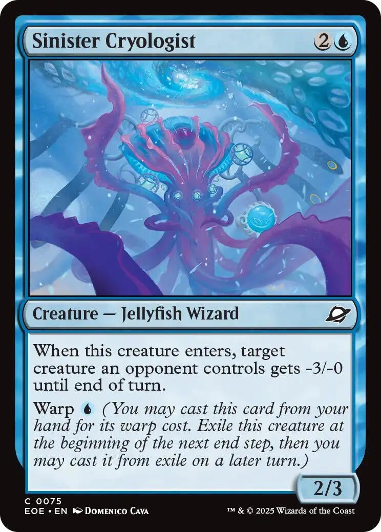 Image for Sinister Cryologist (75) [Edge of Eternities] - Magic: The Gathering