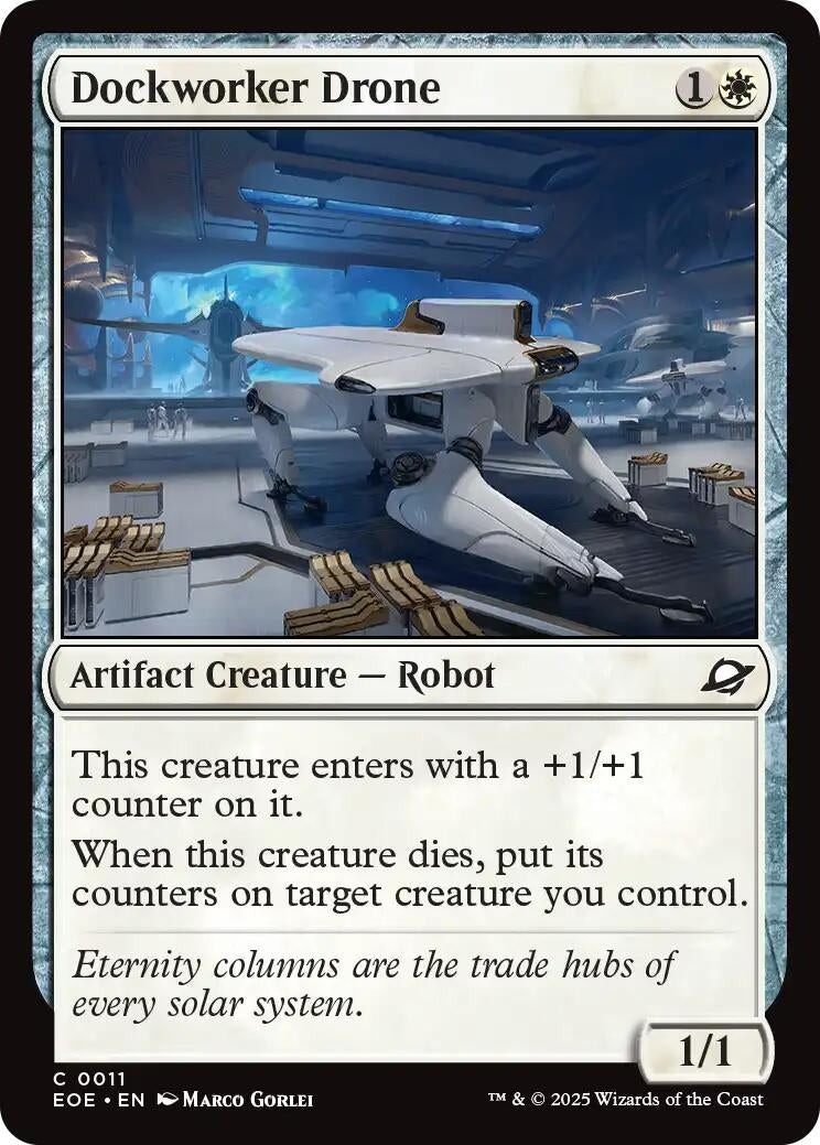 Image for Dockworker Drone (11) [Edge of Eternities] - Magic: The Gathering