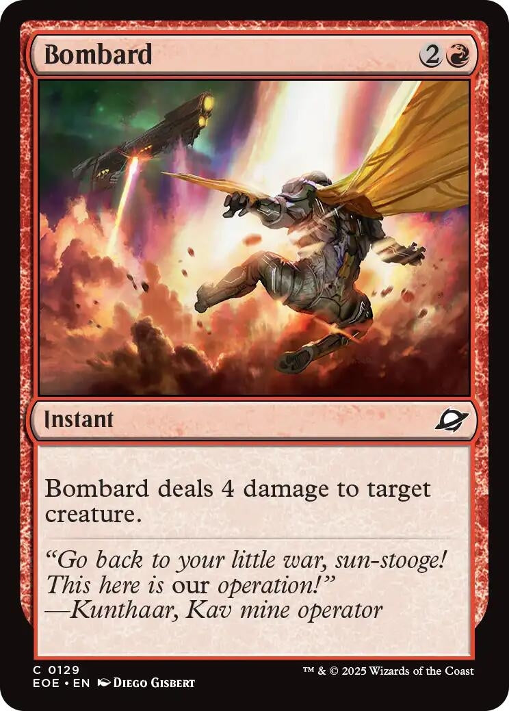 Image for Bombard (129) [Edge of Eternities] - Magic: The Gathering