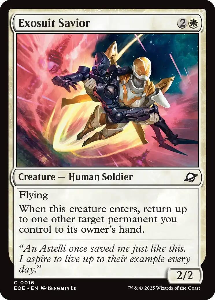 Image for Exosuit Savior (16) [Edge of Eternities] - Magic: The Gathering