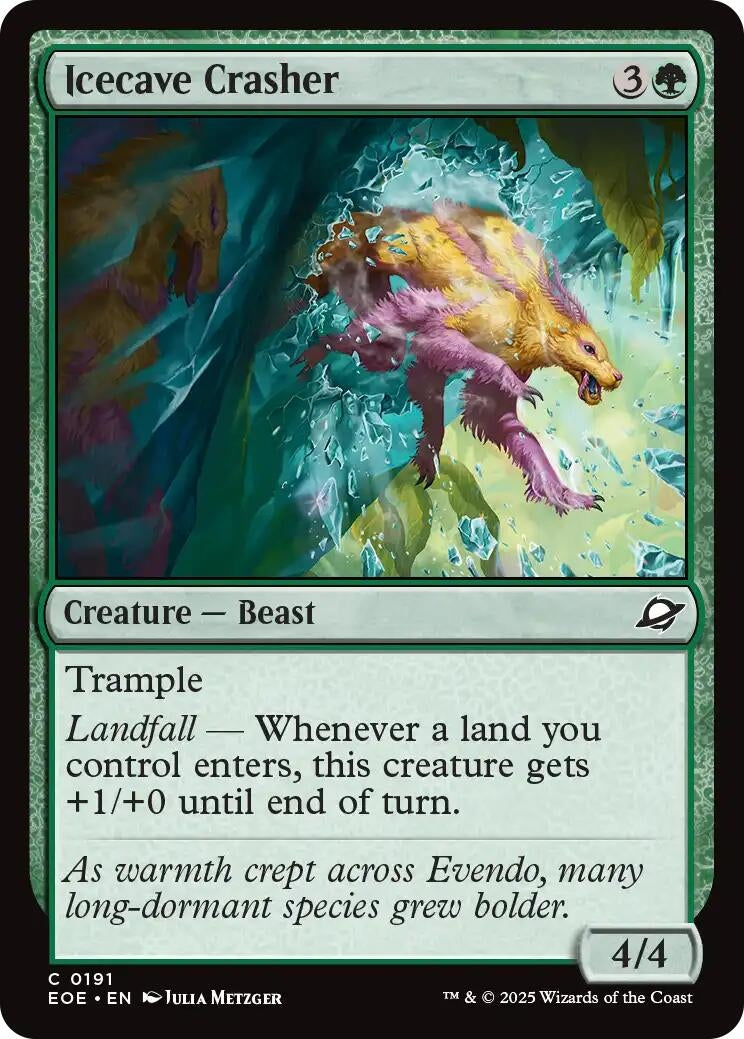 Image for Icecave Crasher (191) [Edge of Eternities] - Magic: The Gathering