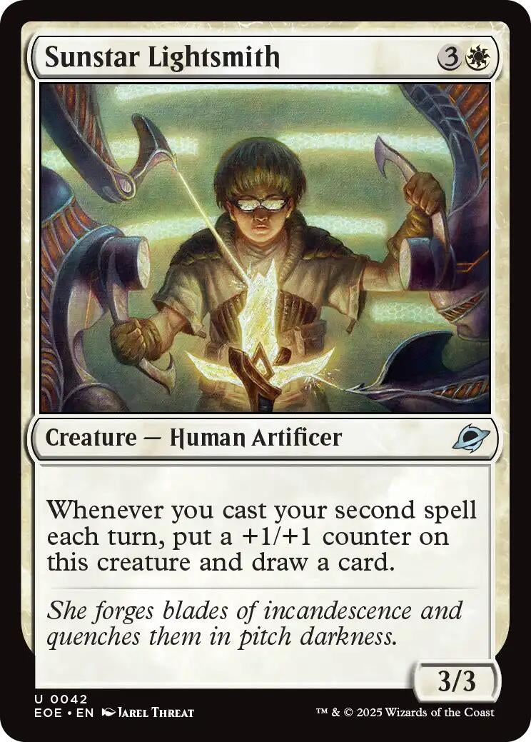 Image for Sunstar Lightsmith (42) [Edge of Eternities] - Magic: The Gathering