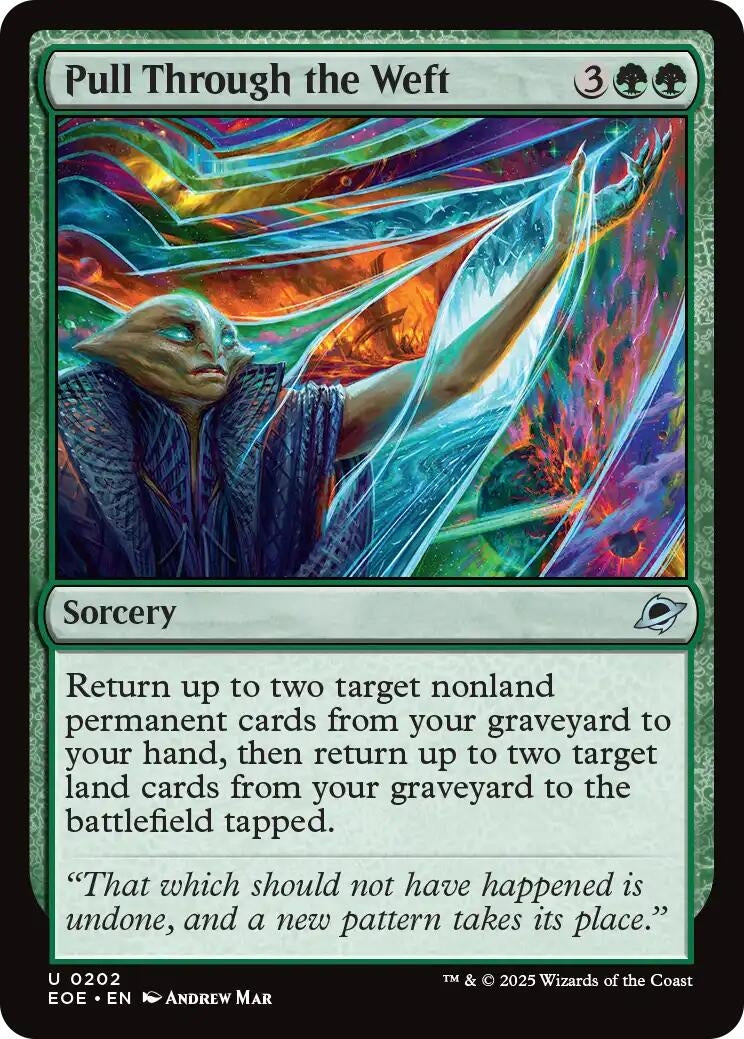 Image for Pull Through the Weft (202) [Edge of Eternities] - Magic: The Gathering