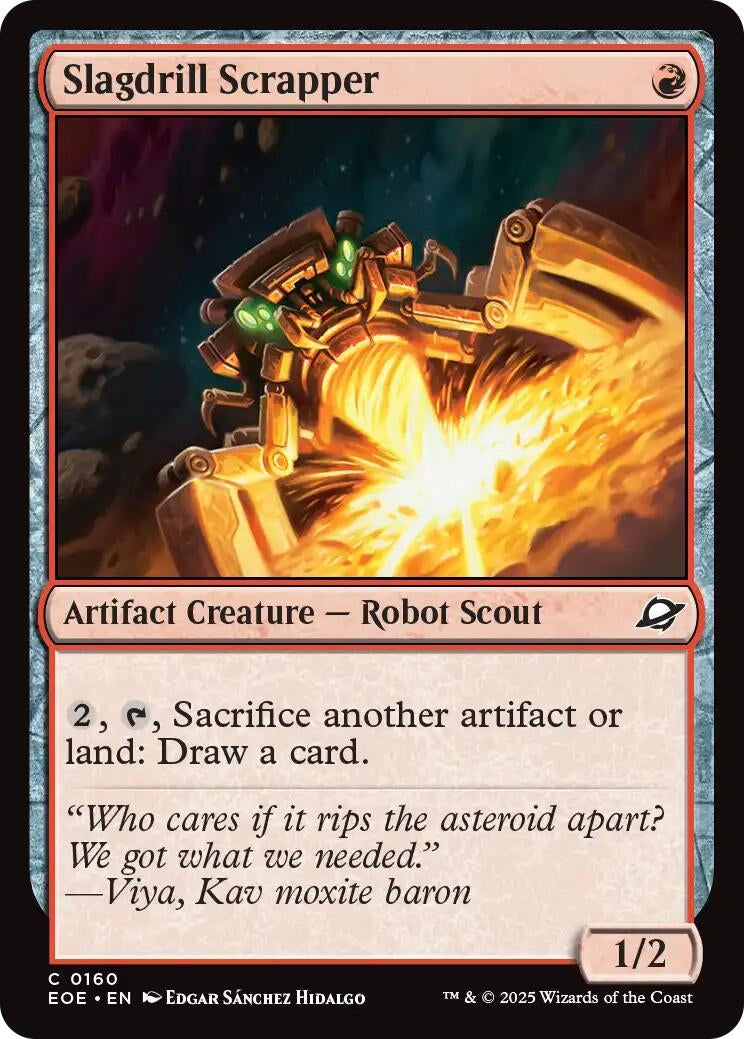 Image for Slagdrill Scrapper (160) [Edge of Eternities] - Magic: The Gathering