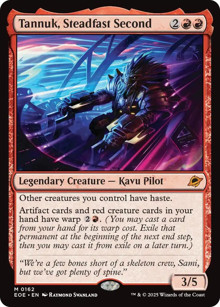 Image for Tannuk, Steadfast Second (162) [Edge of Eternities] - Magic: The Gathering