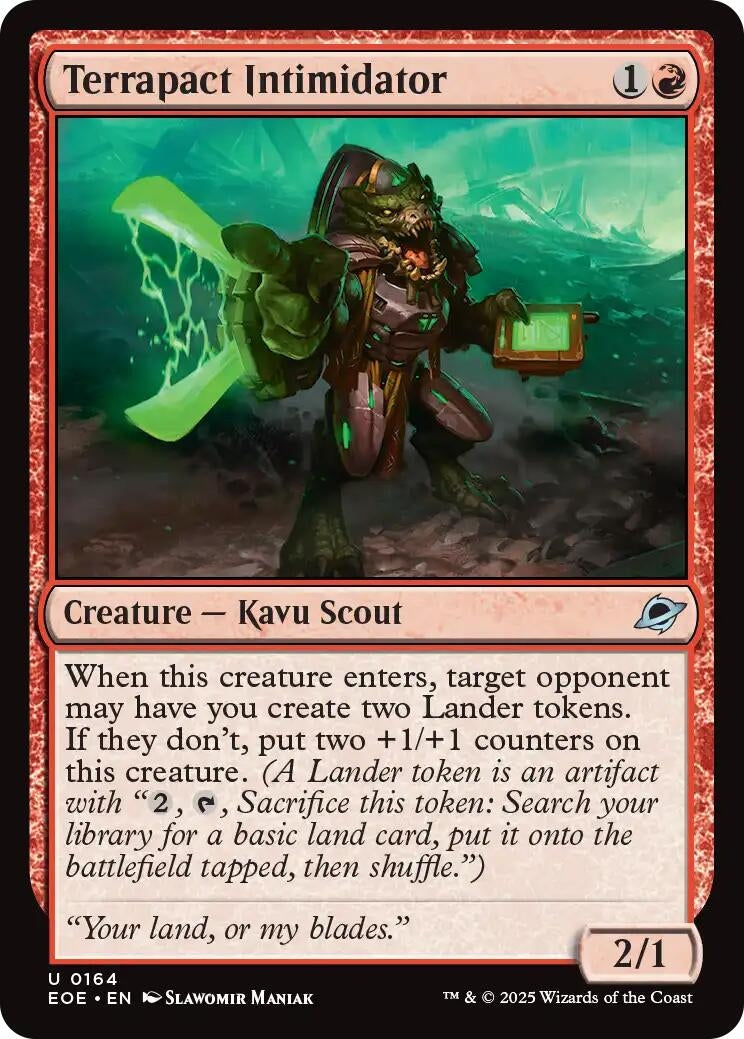 Image for Terrapact Intimidator (164) [Edge of Eternities] - Magic: The Gathering