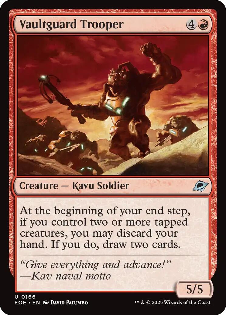 Image for Vaultguard Trooper (166) [Edge of Eternities] - Magic: The Gathering