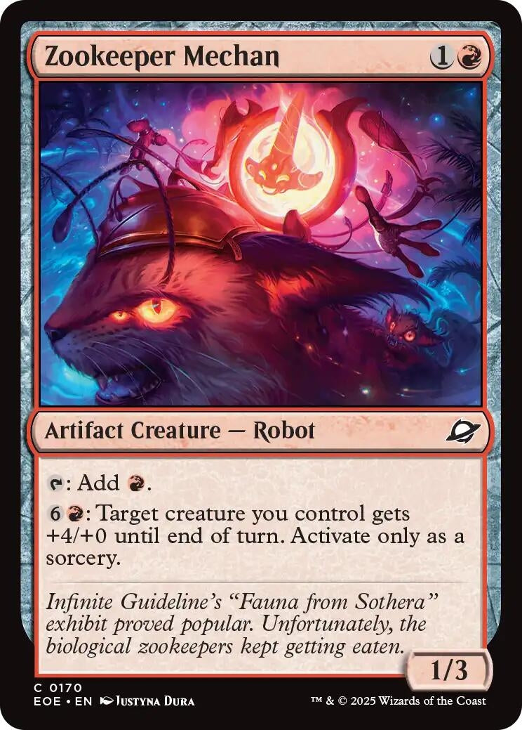 Image for Zookeeper Mechan (170) [Edge of Eternities] - Magic: The Gathering