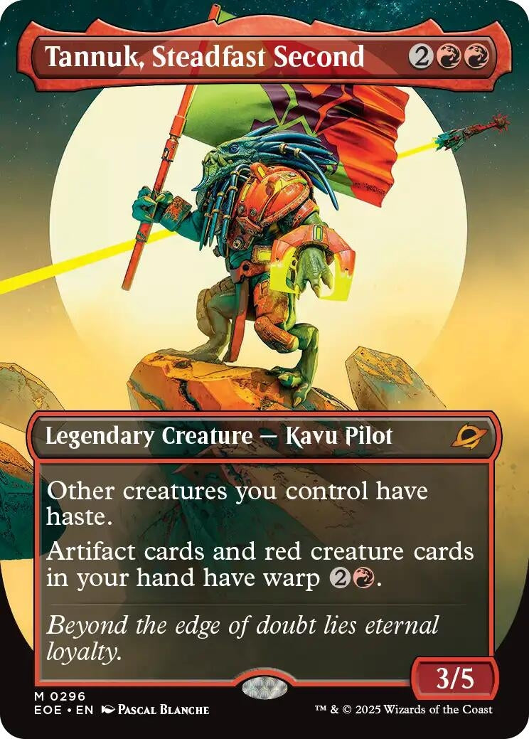 Image for Tannuk, Steadfast Second (Borderless) (296) [Edge of Eternities] - Magic: The Gathering