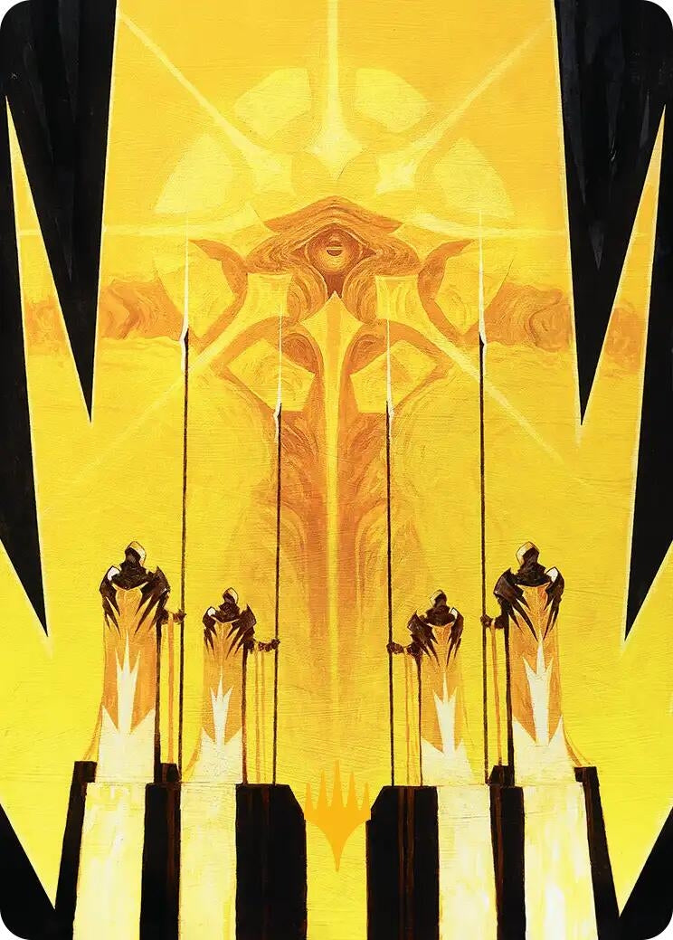 Hardlight Containment Art Card (Gold-Stamped Planeswalker Symbol) (4) [Art Series: Edge of Eternities]