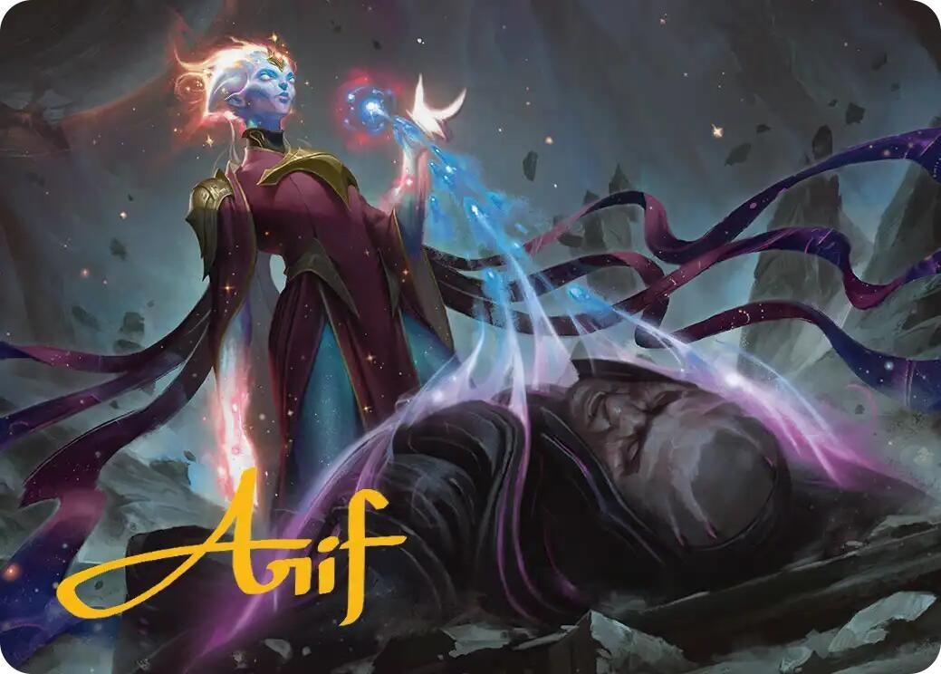 Lightstall Inquisitor Art Card (Gold-Stamped Signature) (5) [Art Series: Edge of Eternities]