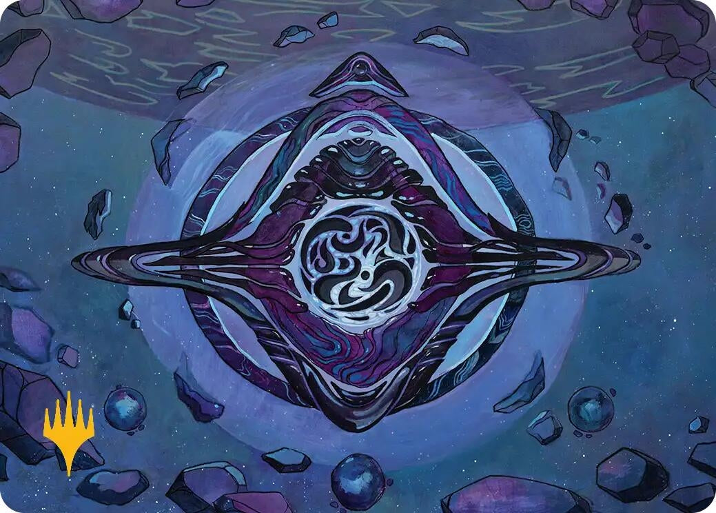Image for Archenemy's Charm Art Card (Gold-Stamped Planeswalker Symbol) (11) [Edge of Eternities] - Magic: The Gathering