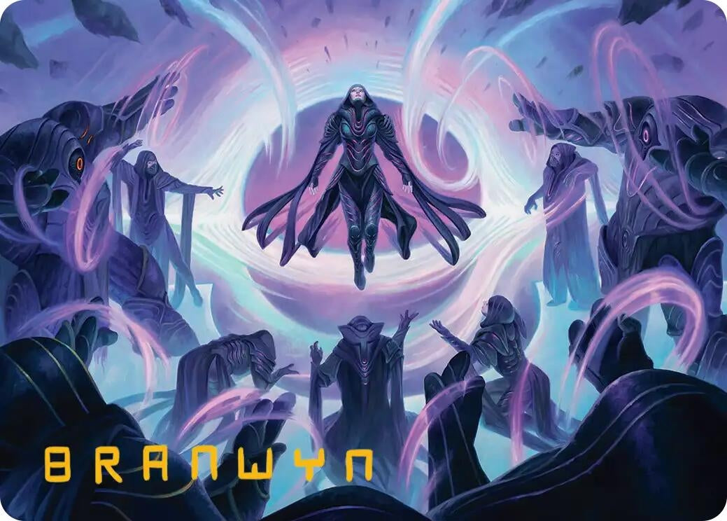 Image for Chorale of the Void Art Card (Gold-Stamped Signature) (12) [Edge of Eternities] - Magic: The Gathering