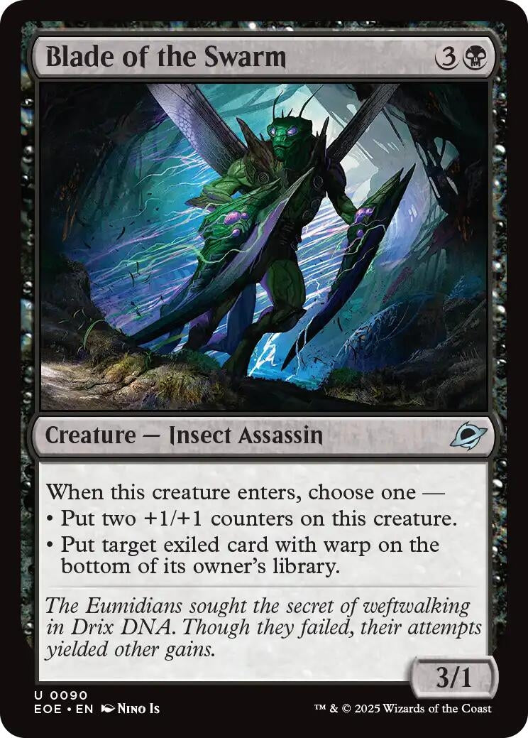Image for Blade of the Swarm (90) [Edge of Eternities] - Magic: The Gathering