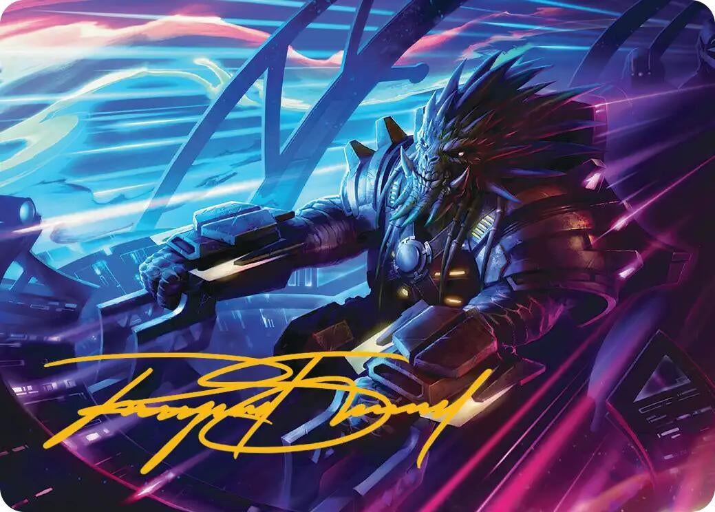Image for Tannuk, Steadfast Second Art Card (Gold-Stamped Signature) (19) [Edge of Eternities] - Magic: The Gathering