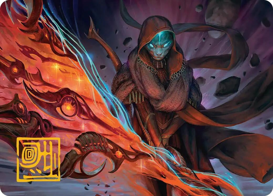 Image for Weftstalker Ardent Art Card (Gold-Stamped Signature) (20) [Edge of Eternities] - Magic: The Gathering