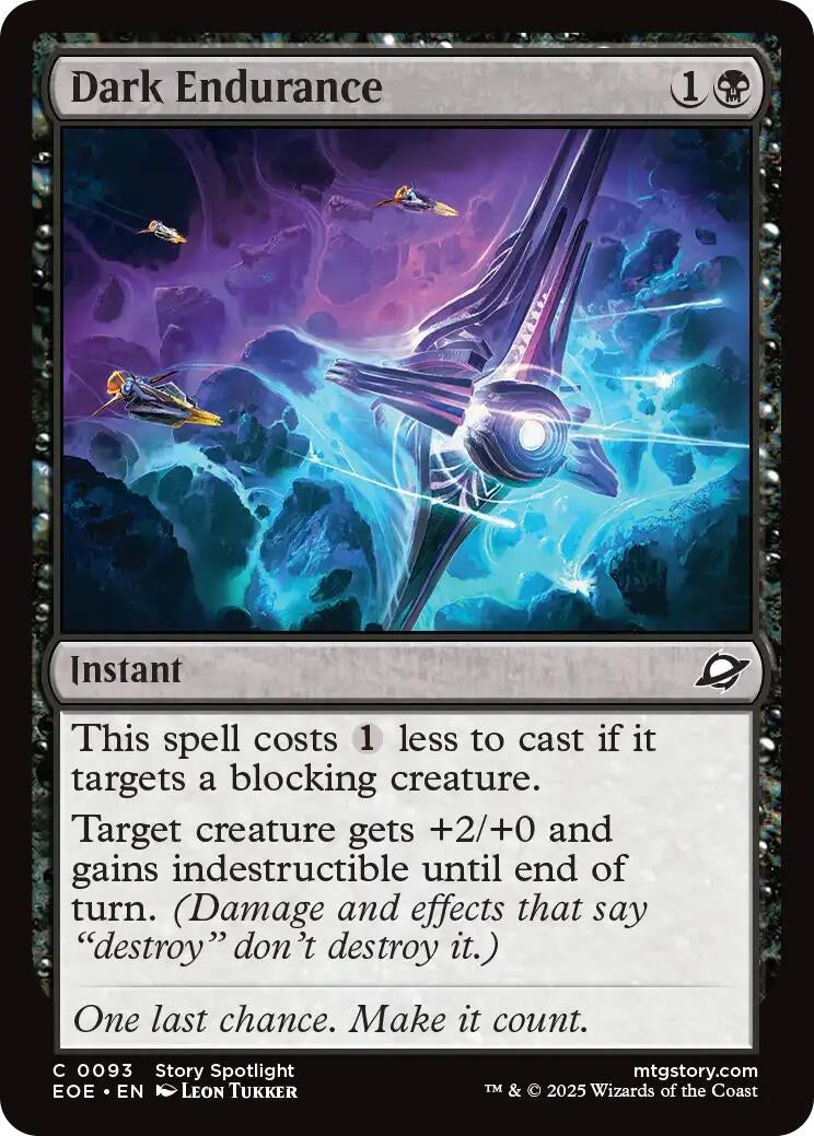 Image for Dark Endurance (93) [Edge of Eternities] - Magic: The Gathering