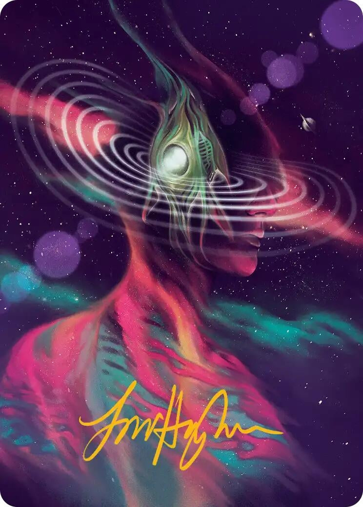 Image for Terrasymbiosis Art Card (Gold-Stamped Signature) (41) [Edge of Eternities] - Magic: The Gathering
