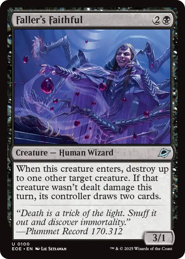 Image for Faller's Faithful (100) [Edge of Eternities] - Magic: The Gathering