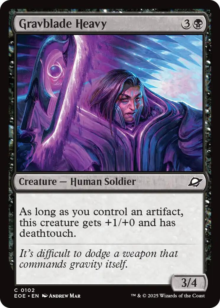Image for Gravblade Heavy (102) [Edge of Eternities] - Magic: The Gathering