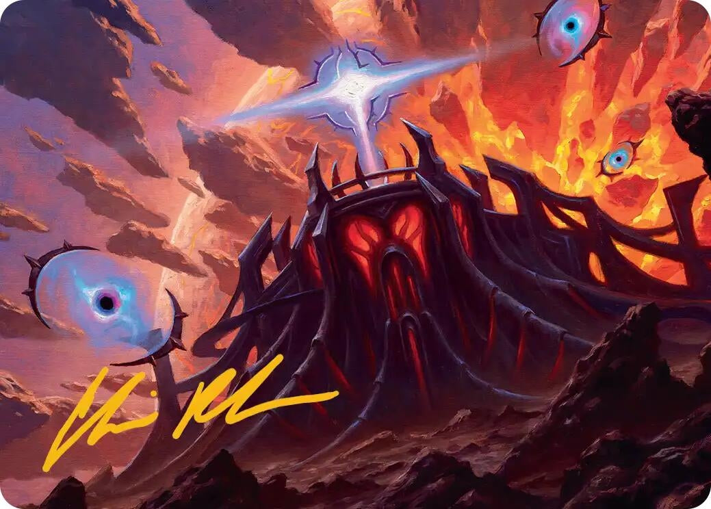 Image for Secluded Starforge Art Card (Gold-Stamped Signature) (32) [Edge of Eternities] - Magic: The Gathering