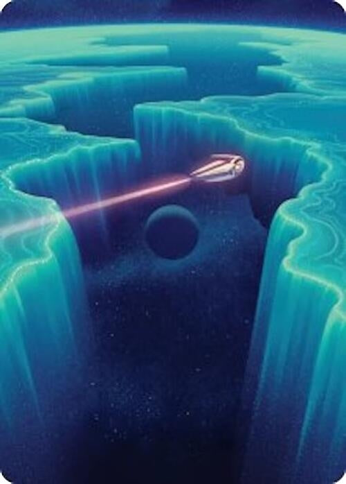 Image for Cascading Cataracts Art Card (50/54) (50) [Edge of Eternities] - Magic: The Gathering