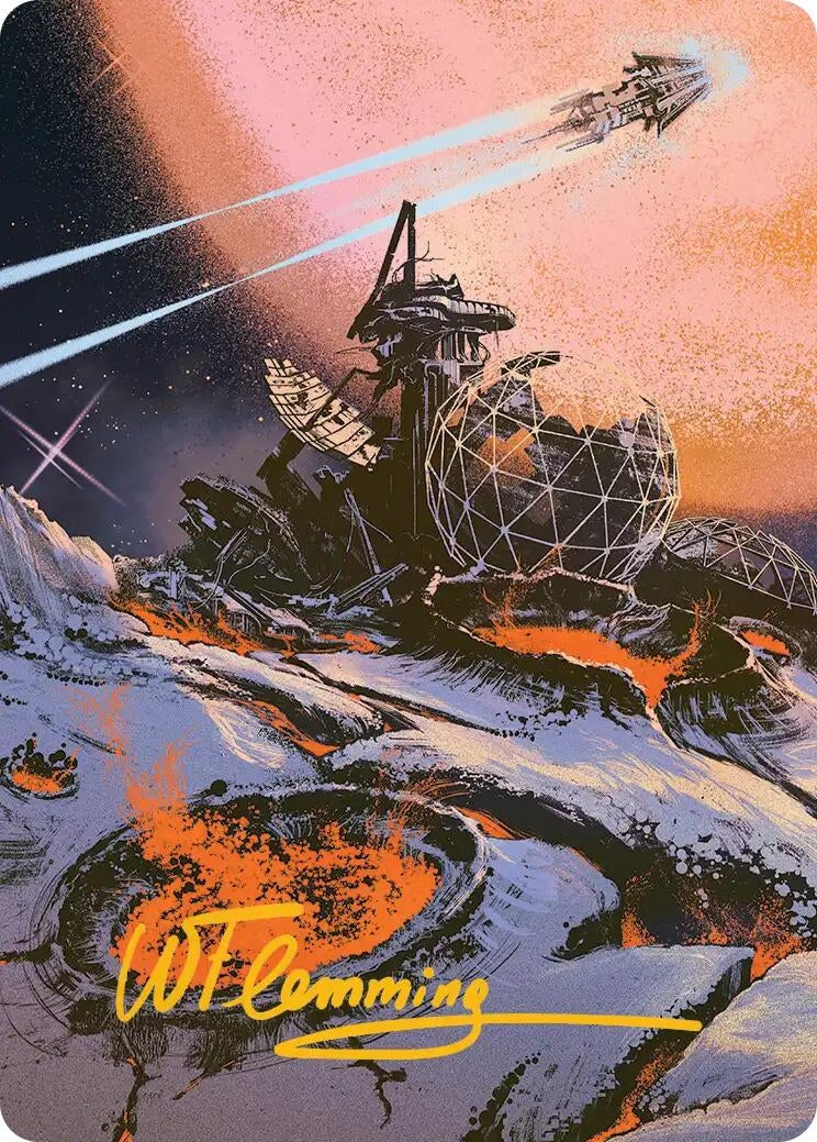 Image for Petrified Field Art Card (Gold-Stamped Signature) (52) [Edge of Eternities] - Magic: The Gathering