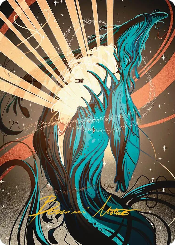 Image for Swarmyard Art Card (Gold-Stamped Signature) (54) [Edge of Eternities] - Magic: The Gathering