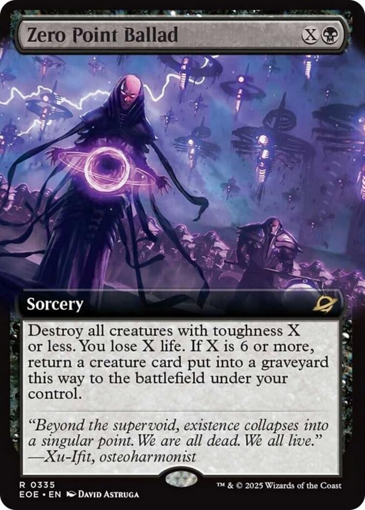 Image for Zero Point Ballad (Extended Art) (335) [Edge of Eternities] - Magic: The Gathering