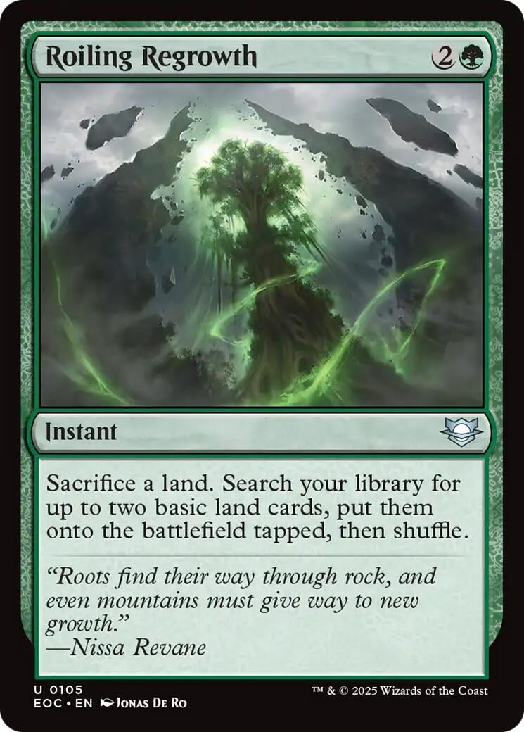 Image for Roiling Regrowth (105) [Edge of Eternities] - Magic: The Gathering