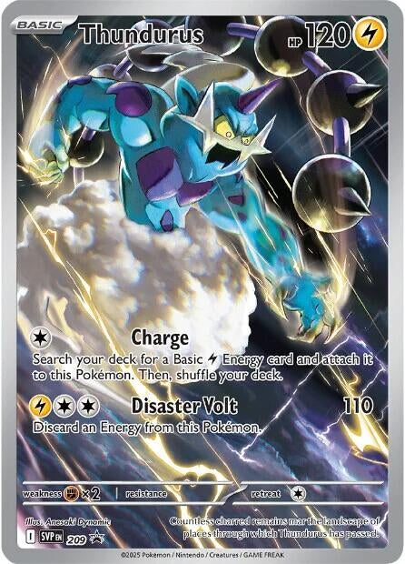 Image for Thundurus - 209 (209) [SV: Scarlet & Violet Promo Cards] - Pokemon